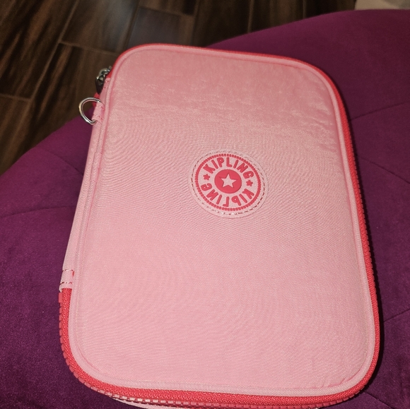 KIPLING PENCIL CASE PINK nwot🌹🌹🌹🌹🌹🌹🌹🌹 - Picture 2 of 7